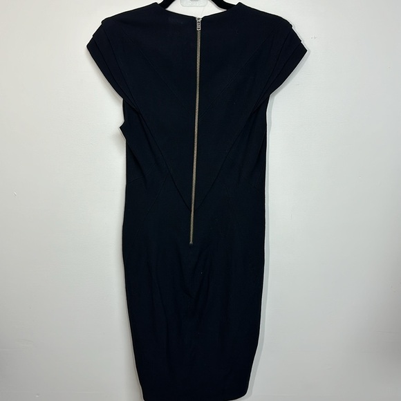 Helmut Lang Pix Form Suiting Dress Black 8 - Picture 3 of 5